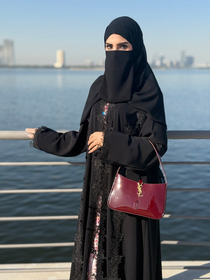 Celeste Petals Abaya