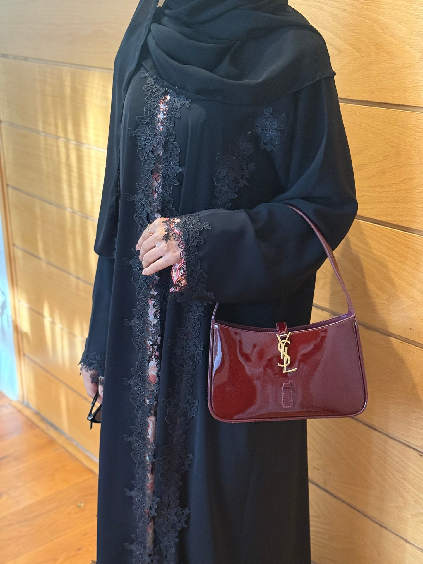Celeste Petals Abaya