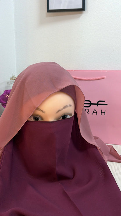 Half Niqab set