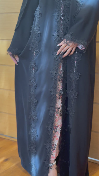 Celeste Petals Abaya